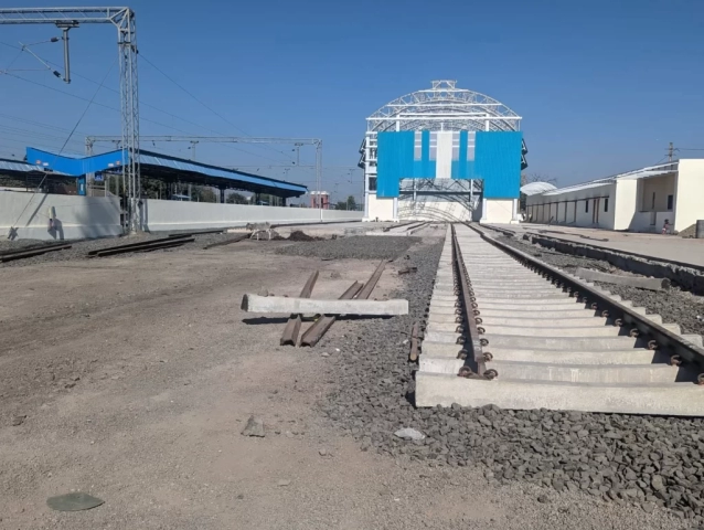 Holstic Technoengineers Private Limited || Construction || Infrastructure || Construction of track machine satellite depot with office Botad site 1 2 1024x771