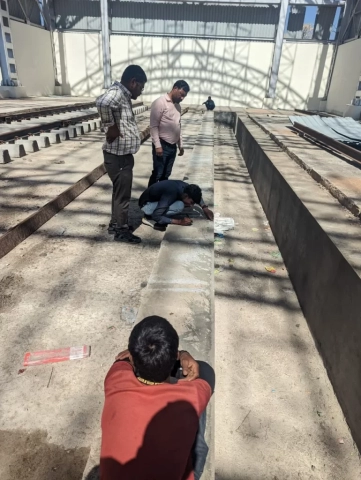 Holstic Technoengineers Private Limited || Construction || Infrastructure || Construction of track machine satellite depot with office Botad site 3 770x1024