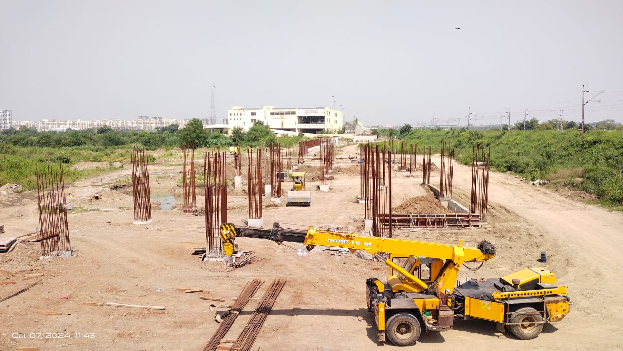 Holstic Technoengineers Private Limited || Construction || Infrastructure || One Elevated and one At Grade station viz. Ecopark and Metro City holistic Technoengineers private limited 112