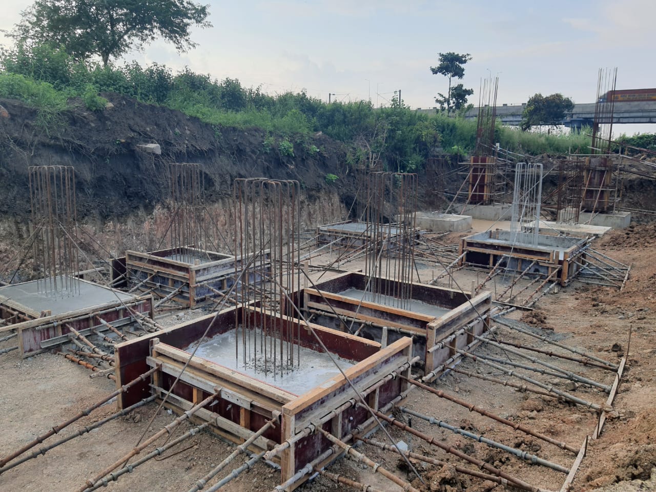 Holstic Technoengineers Private Limited || Construction || Infrastructure || One Elevated and one At Grade station viz. Ecopark and Metro City holistic Technoengineers private limited 114